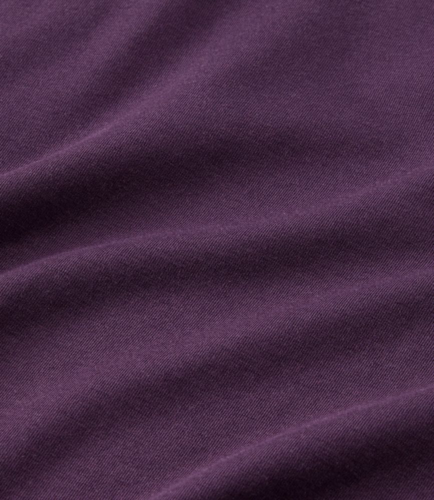 Women's Soft Stretch Supima-Blend Tee, Turtleneck, Bayside Blue, small image number 4