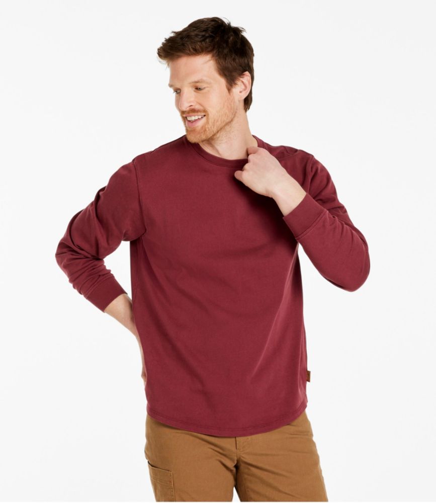 Men's BeanBuilt Cotton Tee, Without Pocket, Long-Sleeve, , small image number 2
