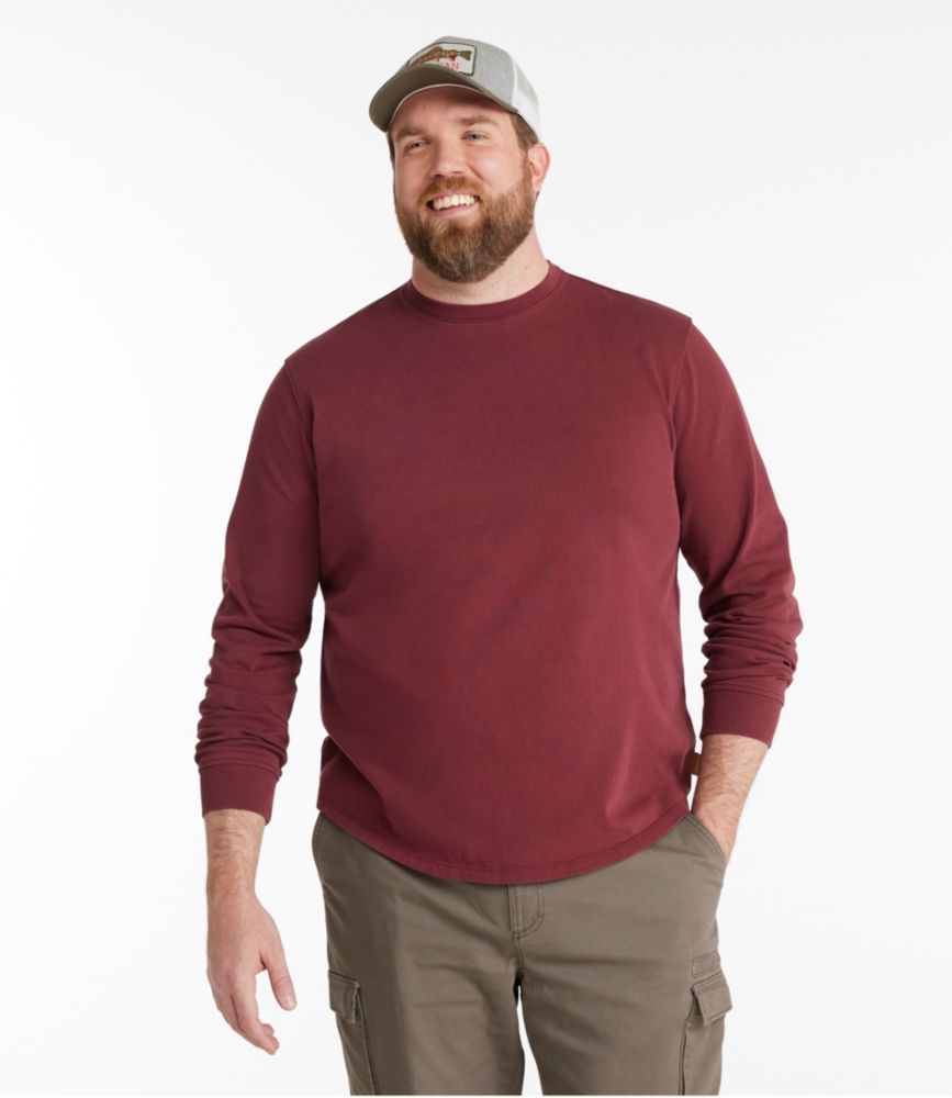 Men's BeanBuilt Cotton Tee, Without Pocket, Long-Sleeve, , small image number 4
