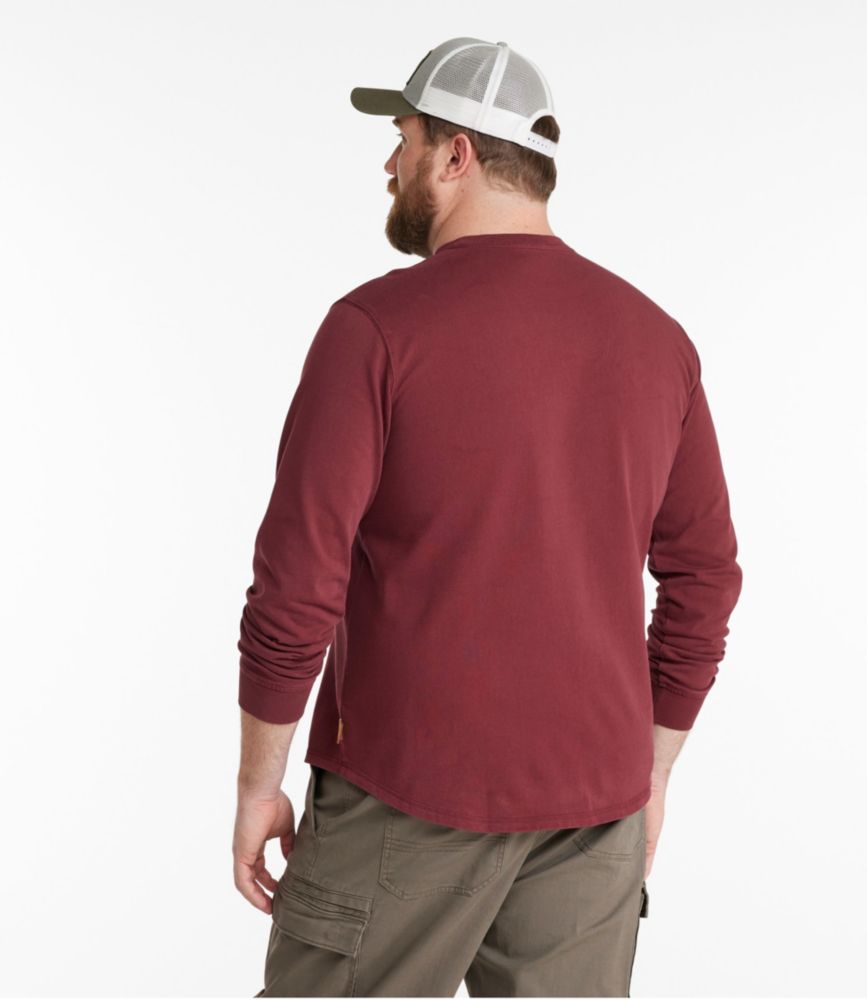 Men's BeanBuilt Cotton Tee, Without Pocket, Long-Sleeve, , small image number 5