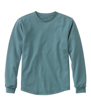 Men's BeanBuilt Cotton Tee, Without Pocket, Long-Sleeve