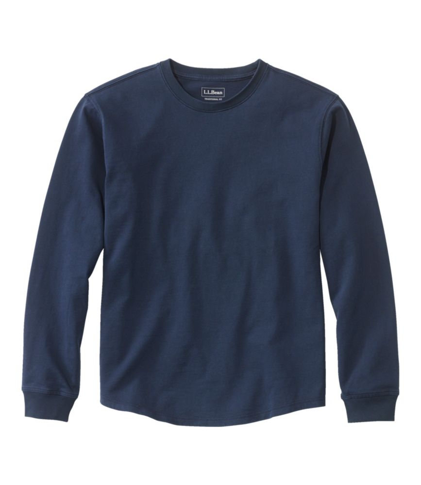 Men's BeanBuilt Cotton Tee, Without Pocket, Long-Sleeve