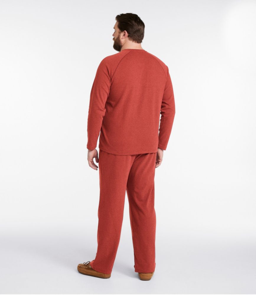 Men's Bean's Cotton Knit Pajamas, Henley PJ Set