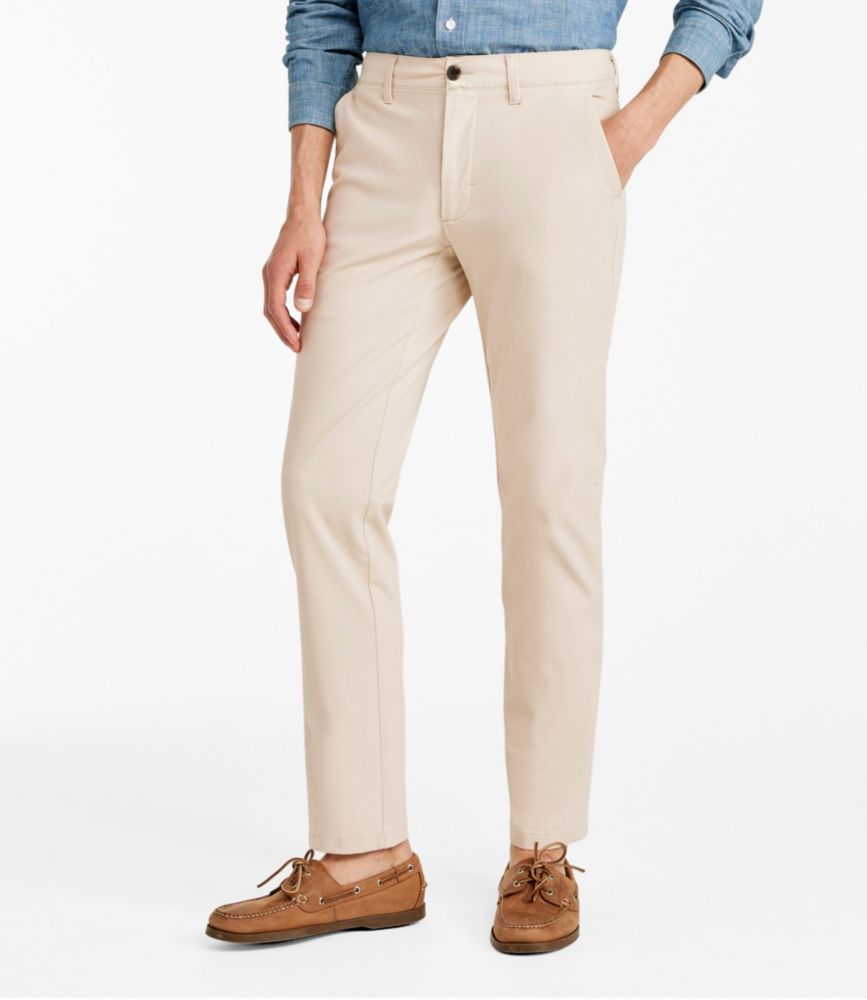 Men's Easy-Care Stretch Chinos, Slim Fit, Straight Leg