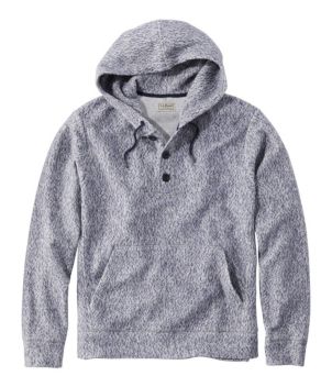 Men's Heritage Marled Fleece Henley Hoodie