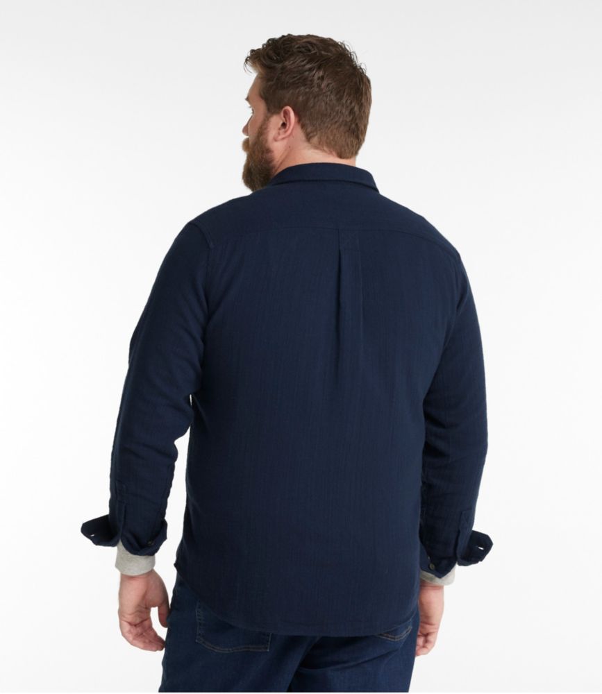 Men's 1912 Field Flannel Shirt, Slightly Fitted Untucked Fit, Charcoal, small image number 5