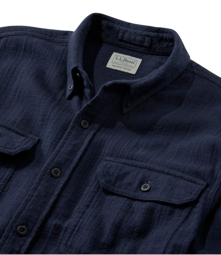 Men's 1912 Field Flannel Shirt, Slightly Fitted Untucked Fit, Charcoal, small image number 6