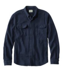 Men's BeanFlex Denim Shirt, Traditional Untucked Fit