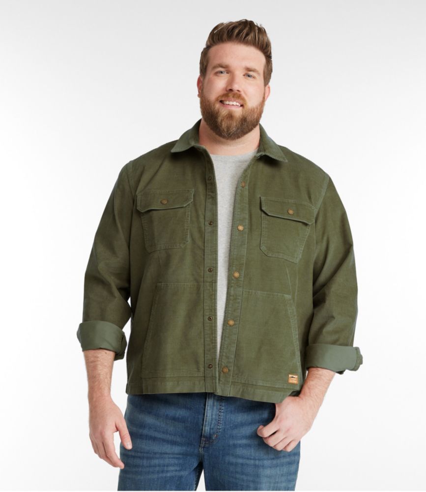 Men's BeanBuilt Corduroy Shirt Jac, Marsh Brown, small image number 4