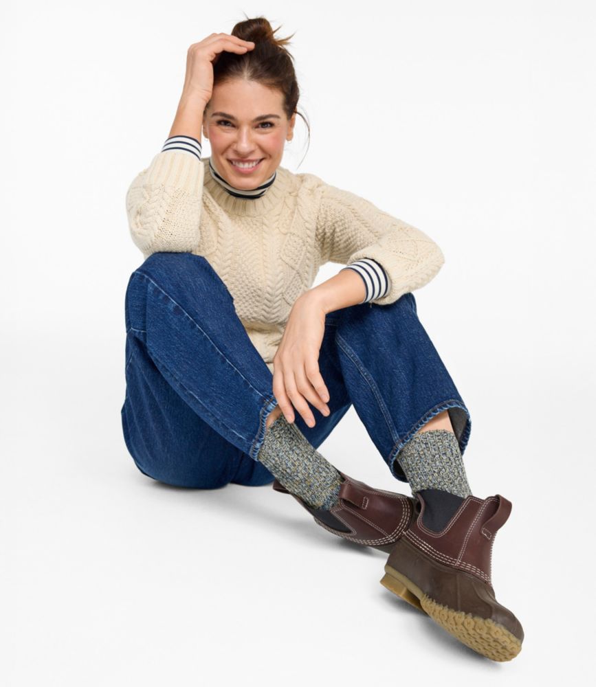 Women's Bean Boots, 6.5" Chelsea, Allspice/Bean Boot Brown/Gum, small image number 12