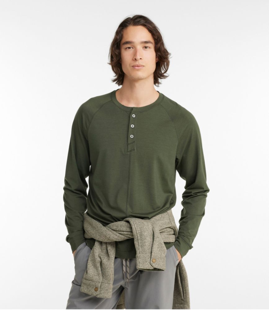 Men's Encompass Merino Wool-Blend Henley, , small image number 2