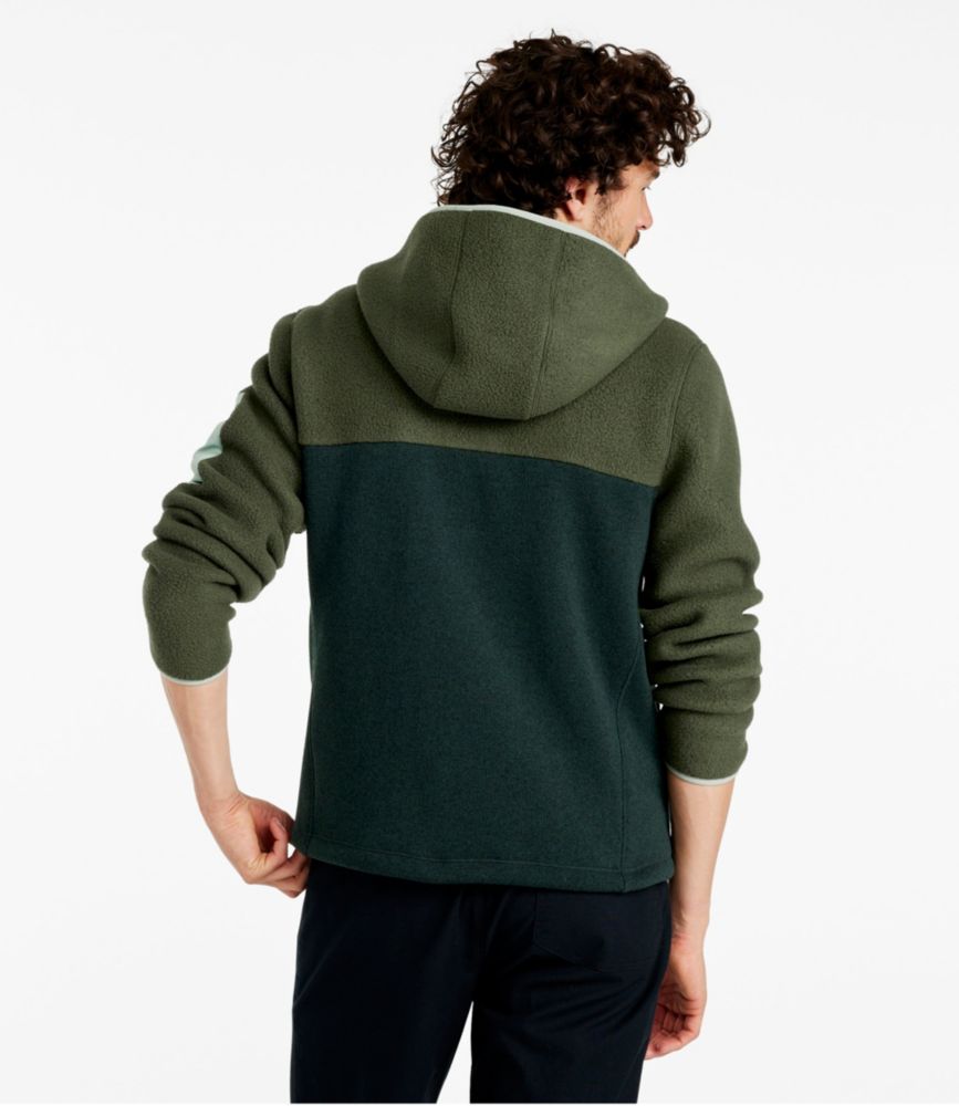 Men's L.L.Bean Sweater Fleece Sherpa Hybrid, Full-Zip Hoodie, , small image number 3