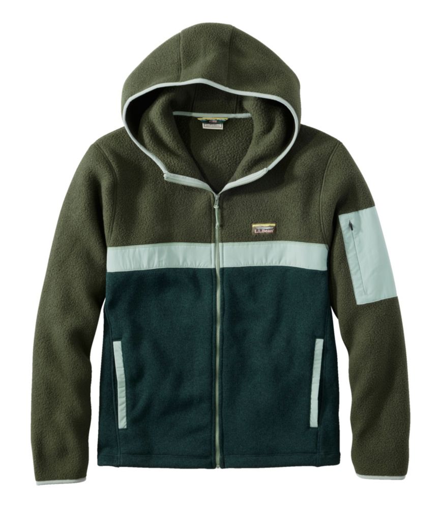 Men's Encompass Merino Wool-Blend Hoodie Mallard Teal Medium, Wool Blend/Nylon | L.L.Bean