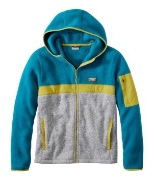 Men's L.L.Bean Sweater Fleece Sherpa Hybrid, Full-Zip Hoodie