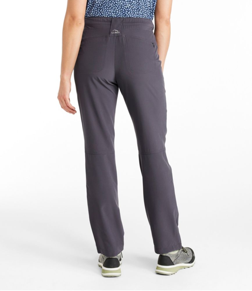 Women's VentureStretch Trail Pants, Mid-Rise Straight-Leg, Granite, small image number 3