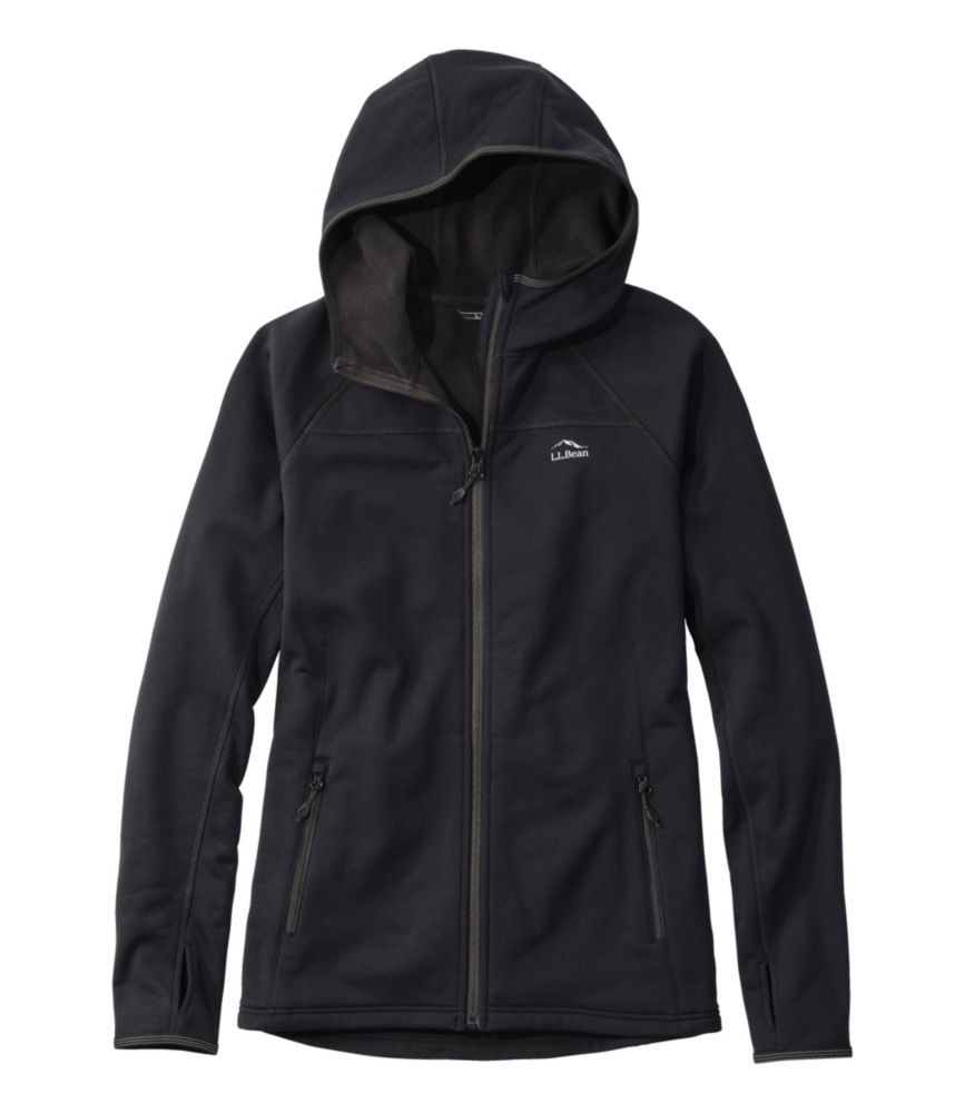 Women's PrimaLoft ThermaStretch Fleece Jacket, Hooded Full-Zip