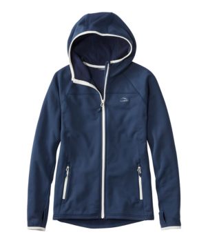 Women's PrimaLoft ThermaStretch Fleece Jacket, Hooded Full-Zip