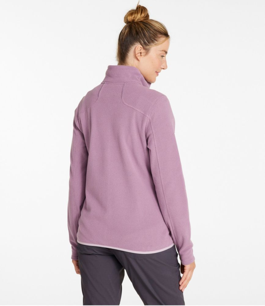 Women's Pathfinder Performance Fleece Jacket, Full-Zip, Mauve, small image number 3