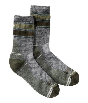 Men's Smartwool Hike Light Cushion Mid Crew Stripe Sock