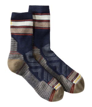 Men's Smartwool Hike Light Cushion Mid Crew Stripe Sock