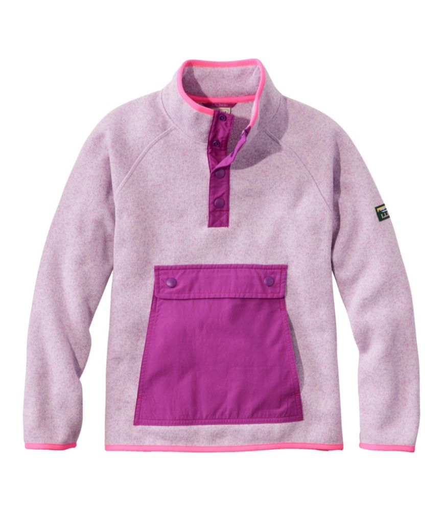 Kids' L.L.Bean Sweater Fleece, Half-Snap