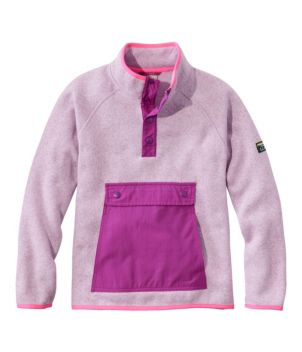 Kids' L.L.Bean Sweater Fleece, Half-Snap