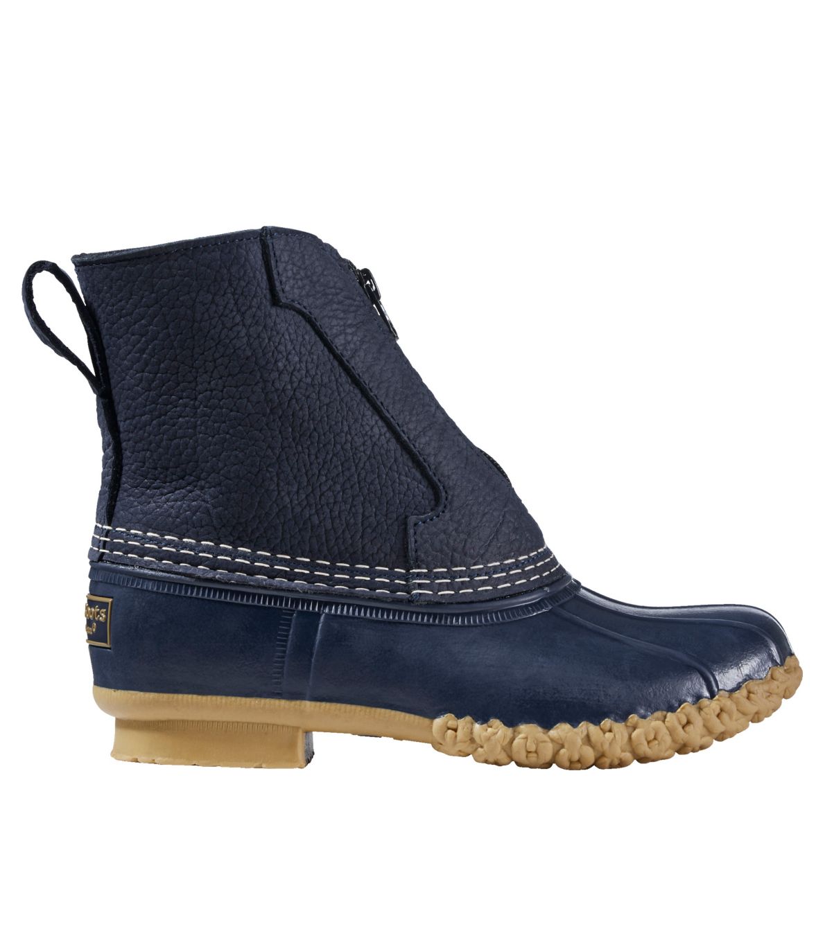 Kids' Bean Boots, Fleece-Lined Insulated Front-Zip