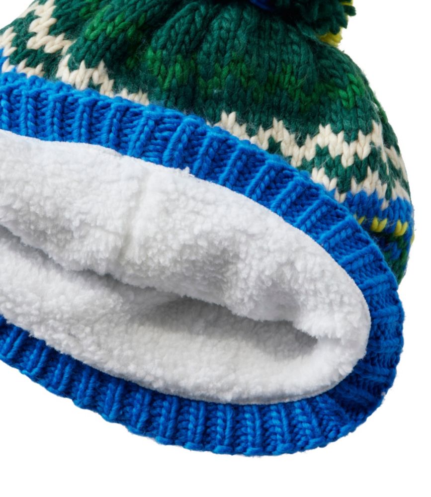 Kids' L.L.Bean Chunky Yarn Hat, Lavender Ice, small image number 2