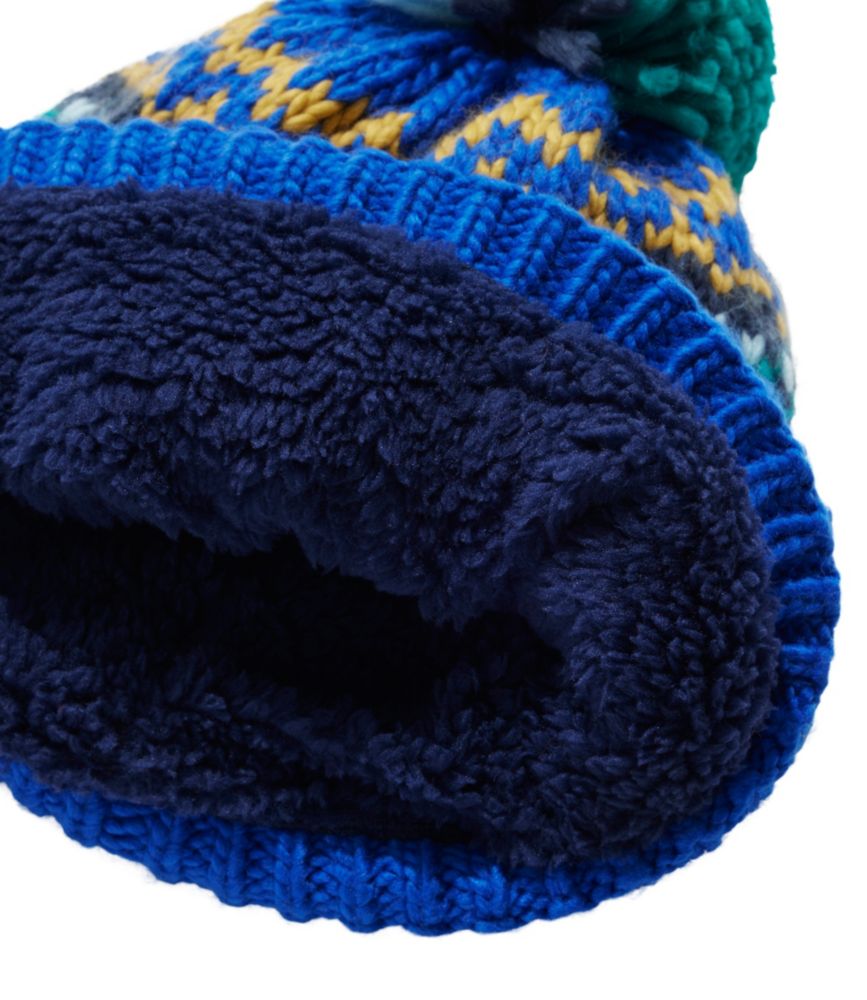 Kids' L.L.Bean Chunky Yarn Hat, Lavender Ice, small image number 3