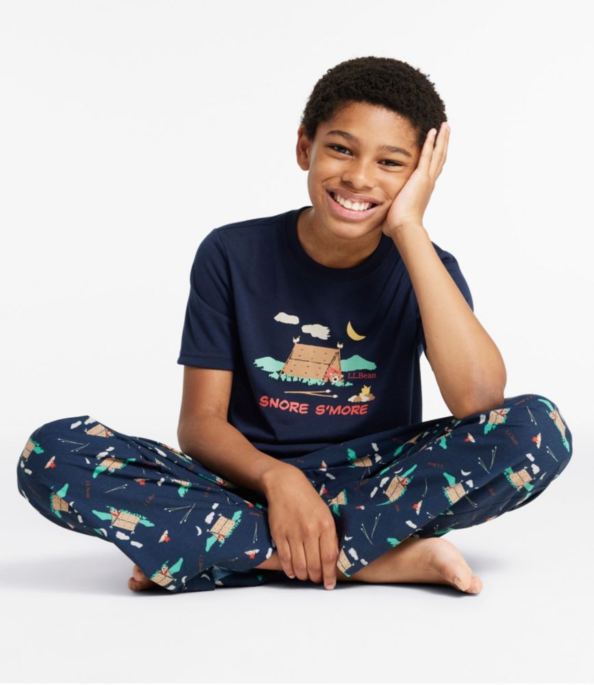 Kids' All-Season Pajamas, Cool Blue Outdoors, small image number 4