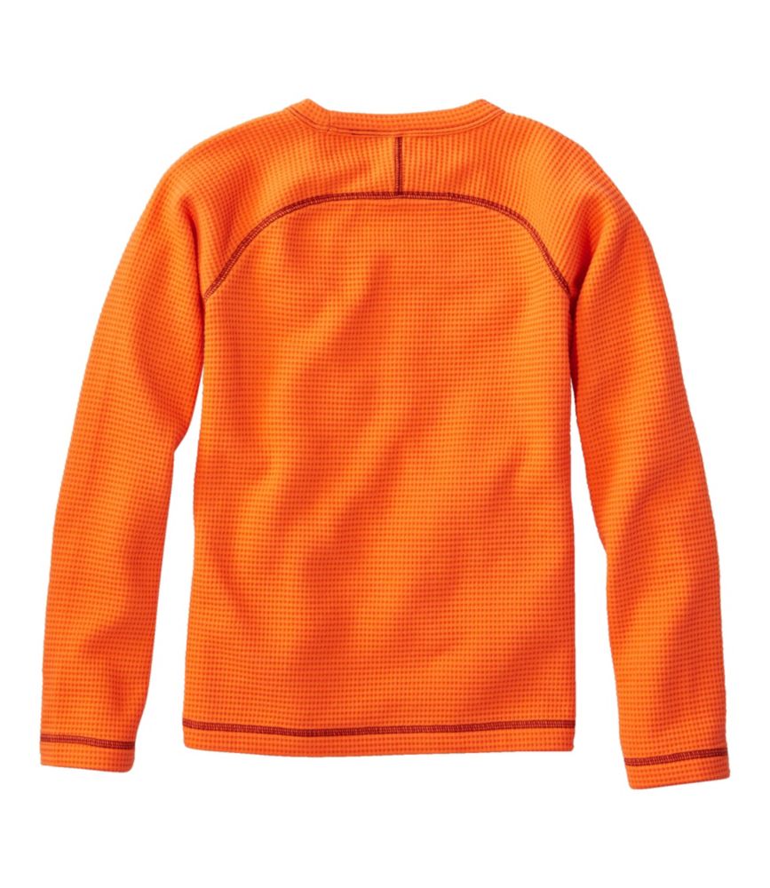 Kids' Chunky Thermal Crewneck, Wild Aster, small image number 4