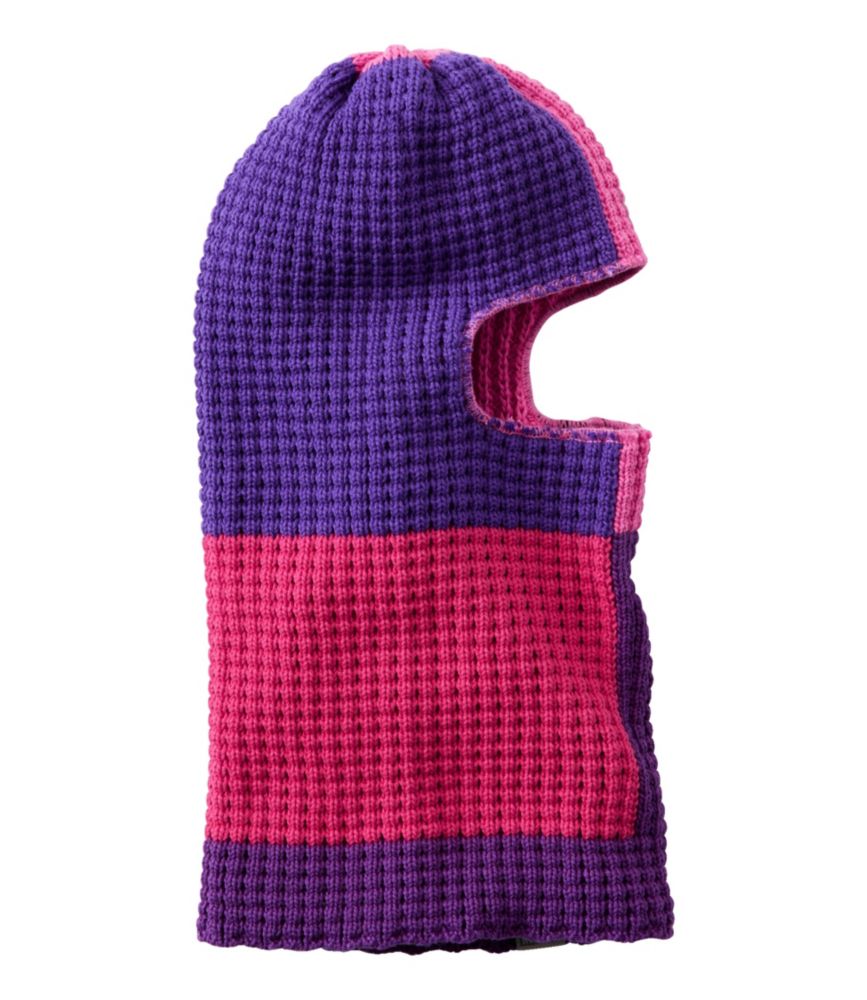 Kids' Thermal Balaclava, Colorblock, Bright Purple Colorblock, small image number 1