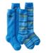 Color Option: Deep Glacier Blue Moose / Fair Isle, $39.95