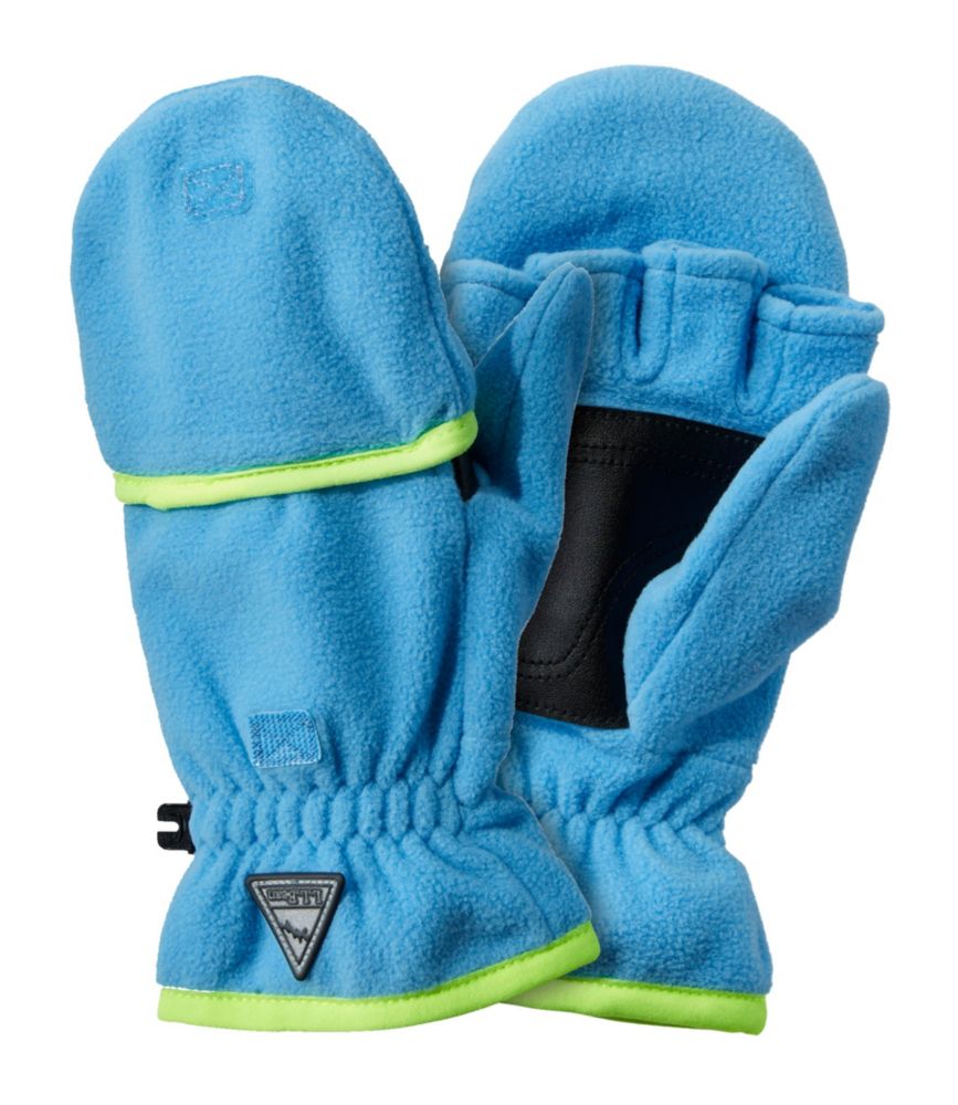 Kids' Fitness Fleece Convertible Mittens, Cool Blue, small image number 2