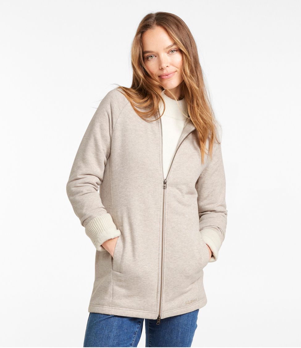 Tunic zip hot sale up hoodie