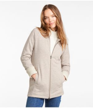 Women's L.L.Bean 1912 Sweatshirt, Sherpa-Lined Full-Zip Tunic