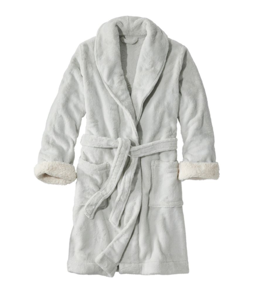 Women's Wicked Plush Robe, Mid-Length, Silver Moon, small image number 1