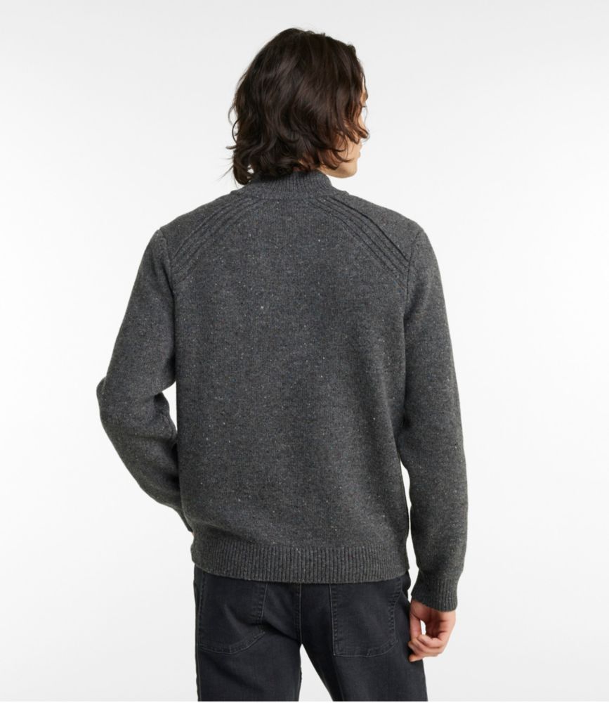 Men's Rangeley Merino Sweater, Quarter-Zip, Deep Port, small image number 3