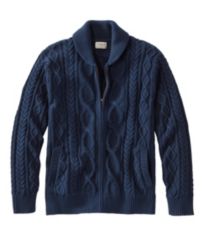 Ll bean shawl collar sweater sale