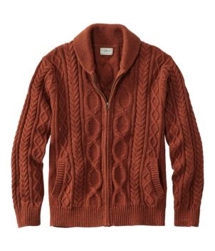 Men's Bean's Heritage Soft Cotton Fisherman Sweater, Full-Zip