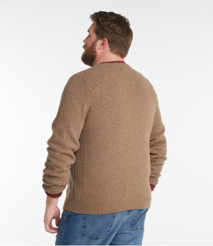 Men's Rangeley Merino Sweater, Crewneck, Taupe Heather, small image number 5