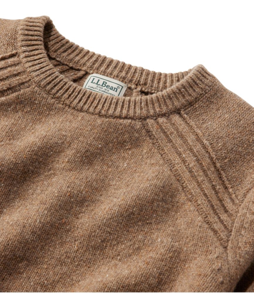 Men's Rangeley Merino Sweater, Crewneck, Taupe Heather, small image number 6