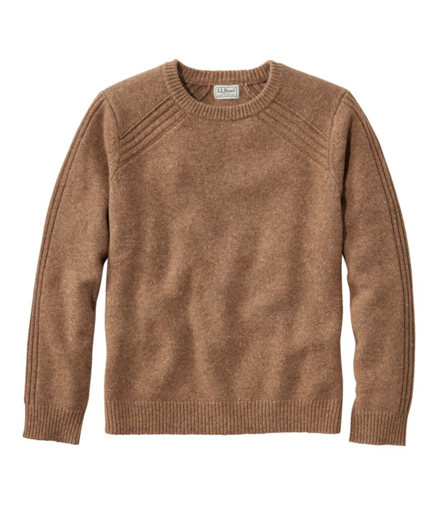 Men's Rangeley Merino Sweater, Crewneck, Taupe Heather, small image number 1