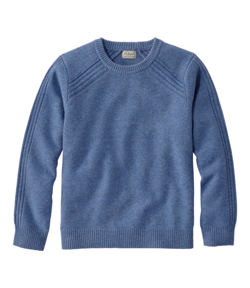 Men's Rangeley Merino Sweater, Crewneck, Cadet Blue, small image number 1
