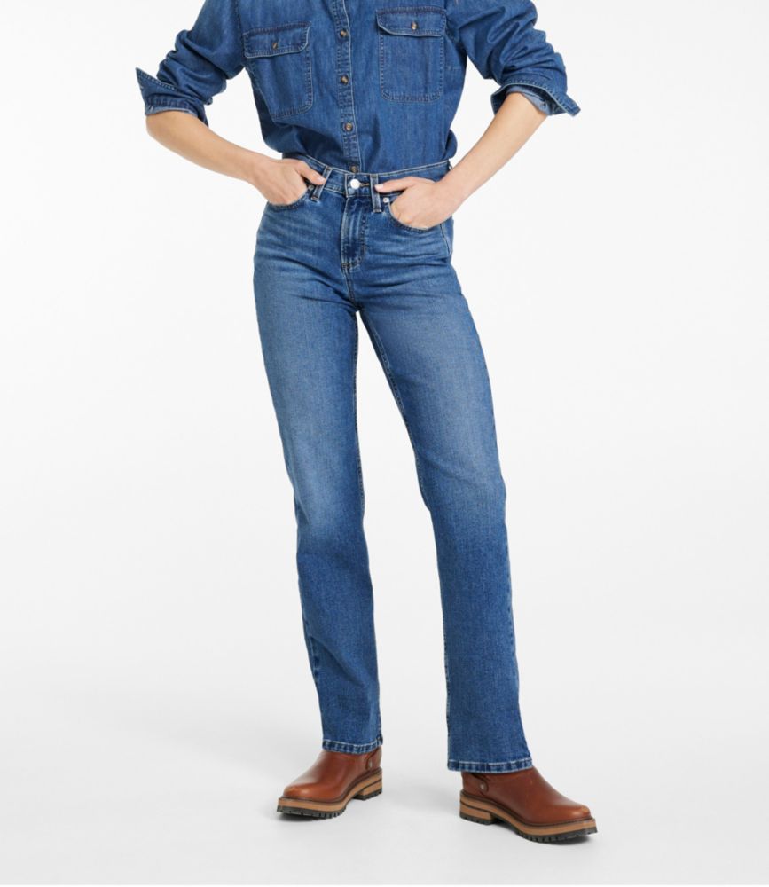 Women's 207 Vintage Jeans, High-Rise Straight-Leg, Faded Indigo, small image number 2