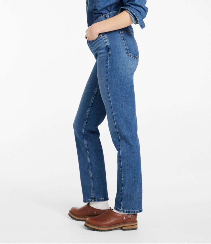 Women's 207 Vintage Jeans, High-Rise Straight-Leg, Faded Indigo, small image number 4