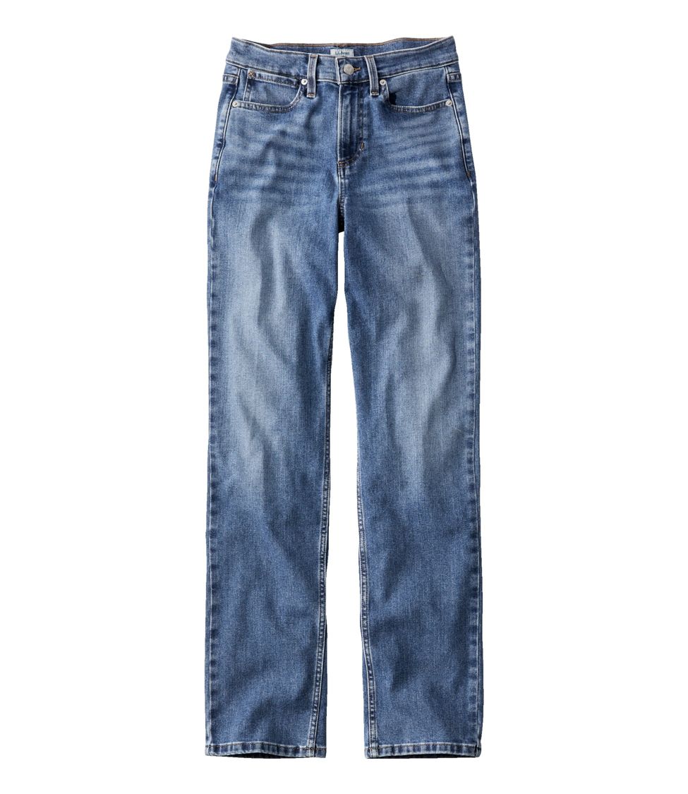 Best high waisted straight best sale leg jeans