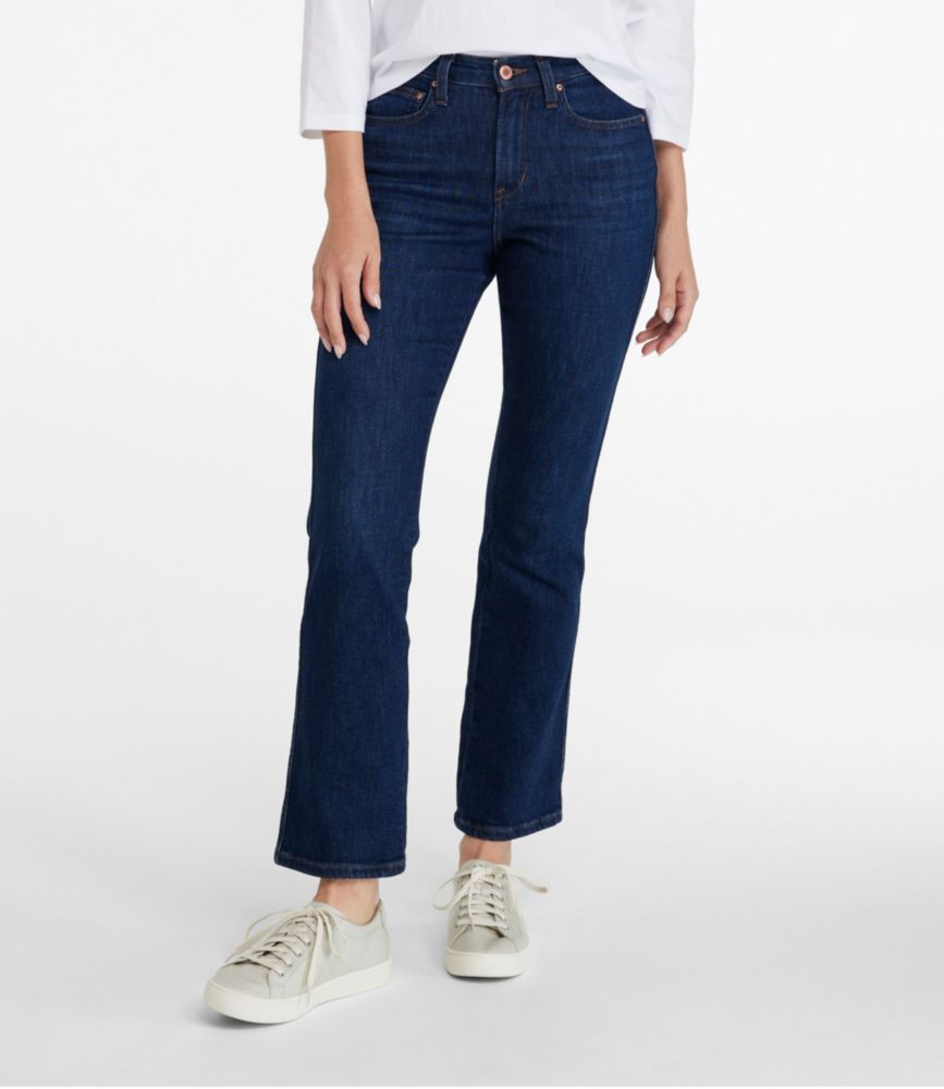Women's L.L.Bean Everyday Jeans, HighRise Mini Bootcut Ankle Jeans