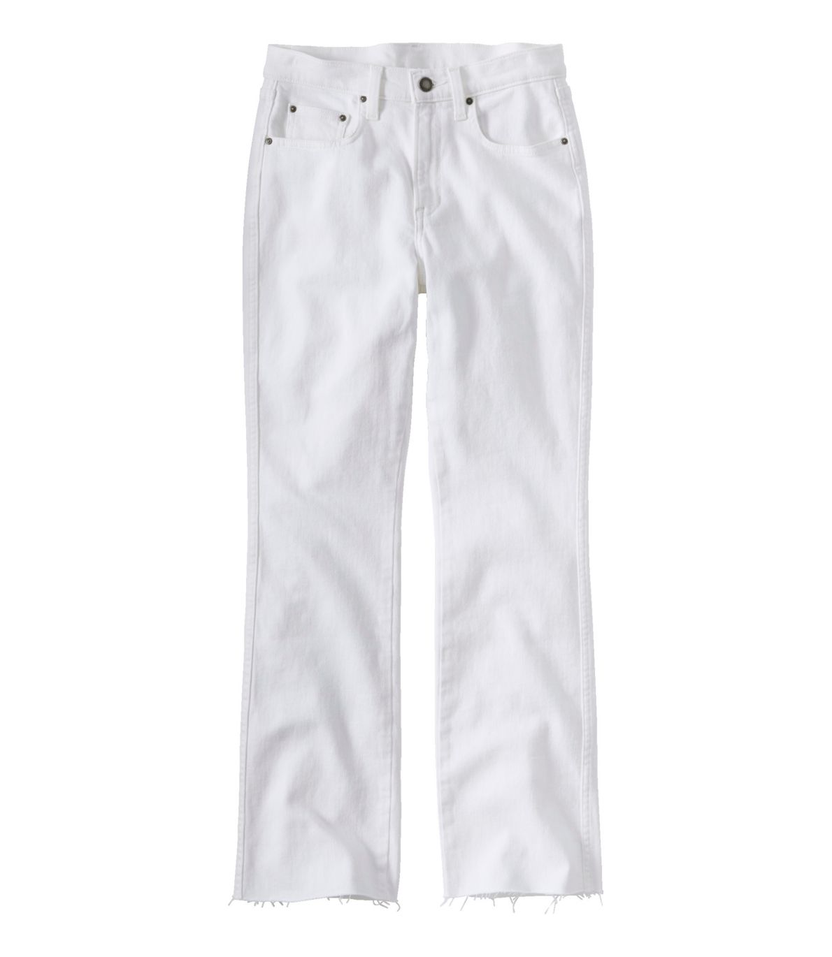 Ll bean white store jeans