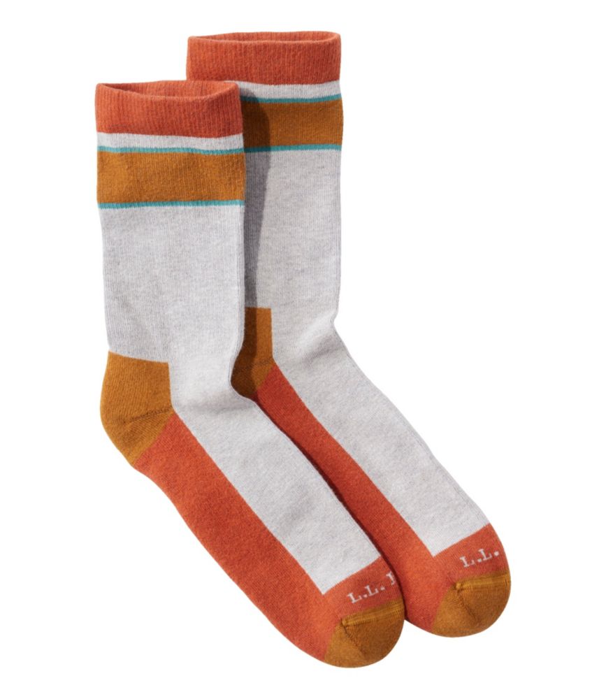 Adults' Wicked Soft Cotton Socks, Gingerbread, small image number 1